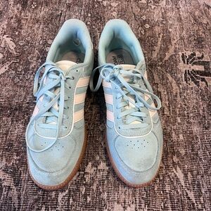 Adidas Sky Blue Sneakers with White Accents